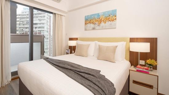 One Bedroom with Balcony - Bedroom and Balcony
